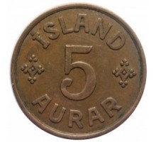 Исландия 5 эйре 1942