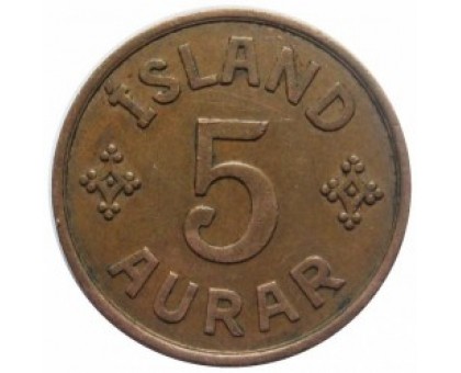Исландия 5 эйре 1942