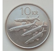 Исландия 10 крон 1996-2008