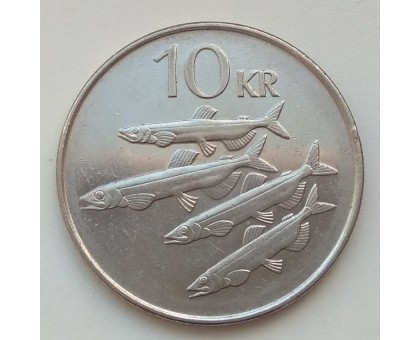 Исландия 10 крон 1996-2008