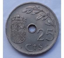 Испания 25 сентимо 1937
