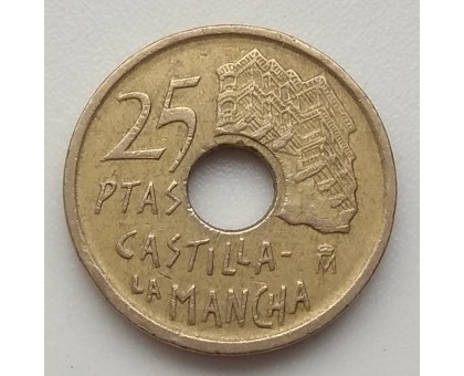 Испания 25 песет 1996. Кастилия - Ла-Манча