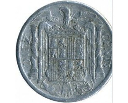 Испания 10 сентимо 1940-1953