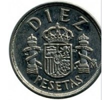 Испания 10 песет 1983-1985