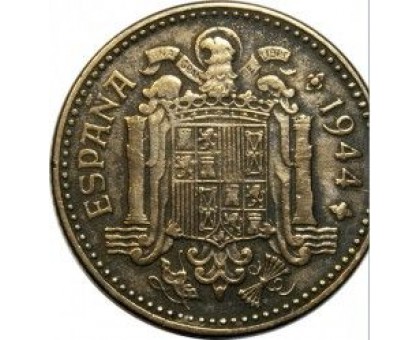 Испания 1 песета 1944