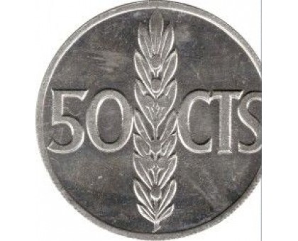 Испания 50 сентимо 1966