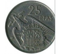 Испания 25 песет 1957