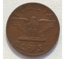 Италия 5 чентезимо 1938