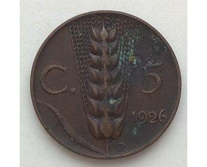 Италия 5 чентезимо 1926