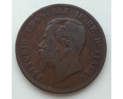 Италия 10 чентезимо 1866
