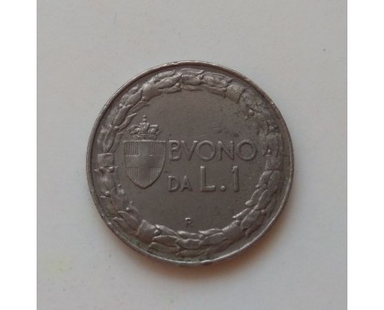 Италия 1 лира 1924