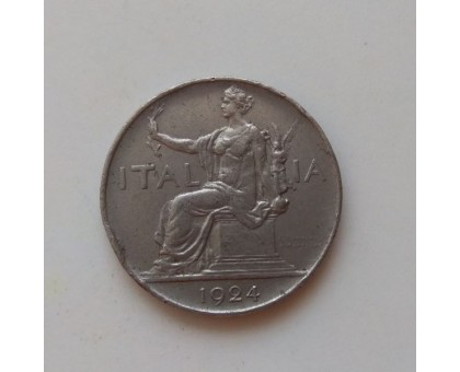 Италия 1 лира 1924