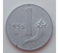 Италия 1 лира 1951-2001