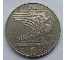 Италия 50 чентезимо 1939