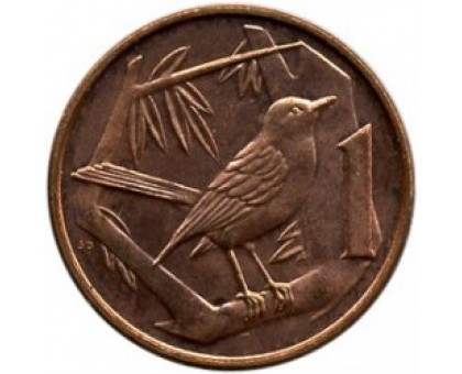 Каймановы острова 1 цент 1999-2017