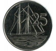 Каймановы острова 25 центов 1999-2017