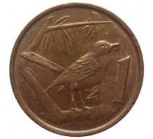 Каймановы острова 1 цент 1987-1990