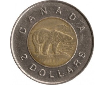 Канада 2 доллара 1996-2003