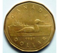 Канада 1 доллар 1987-1989