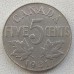 Канада 5 центов 1931