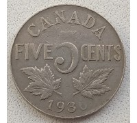 Канада 5 центов 1936