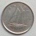 Канада 10 центов 1990-2000