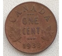 Канада 1 цент 1933