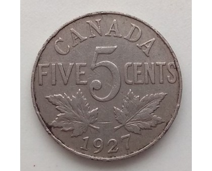 Канада 5 центов 1927