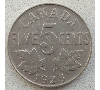 Канада 5 центов 1923