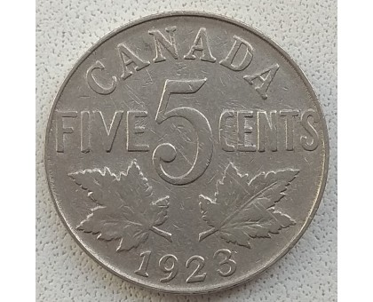 Канада 5 центов 1923