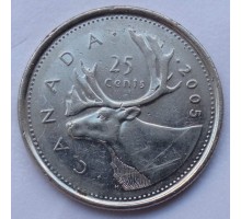 Канада 25 центов 2003-2020