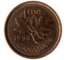 Канада 1 цент 1997-2003