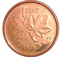 Канада 1 цент. Погодовка
