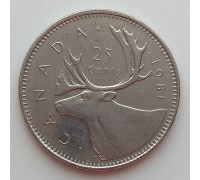 Канада 25 центов 1979-1989