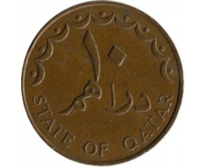 Катар 10 дирхамов 1972-1973