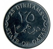 Катар 25 дирхамов 2008-2012