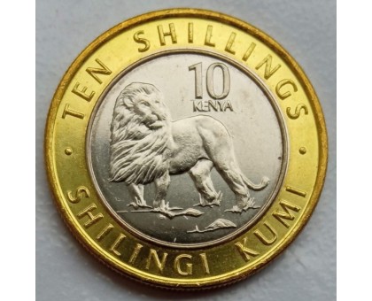 Кения 10 шиллингов 2018 UNC