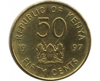 Кения 50 центов 1995-1997