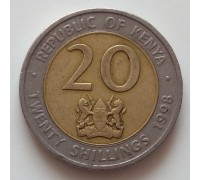 Кения 20 шиллингов 1998