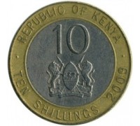 Кения 10 шиллингов 2005 - 2010