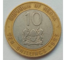 Кения 10 шиллингов 1994-1997