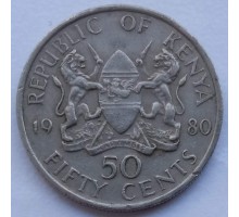 Кения 50 центов 1978-1989