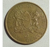 Кения 5 центов 1969-1978