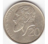Кипр 20 центов 1991-2004