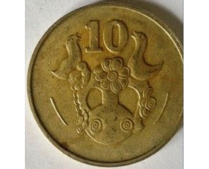 Кипр 10 центов 1983