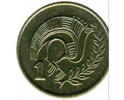 Кипр 1 цент 1991-2004