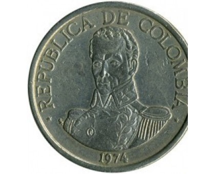 Колумбия 1 песо 1974-1981