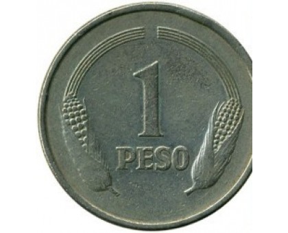 Колумбия 1 песо 1974-1981
