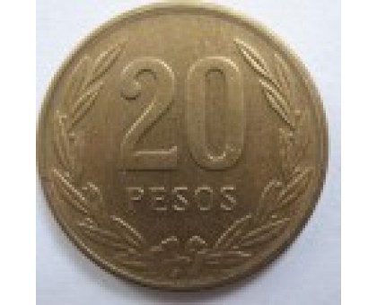 Колумбия 20 песо 1982-1989