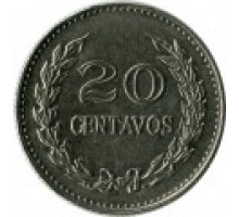 Колумбия 20 сентаво 1969-1970